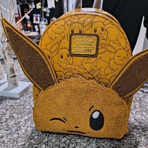 Loungefly Pokémon Eevee Backpack - Yellow and Brown